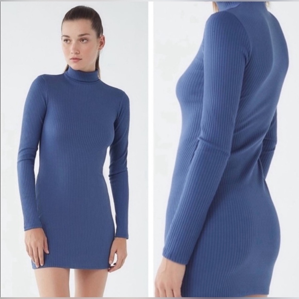 Urban Outfitters Blue Long Sleeve Dress